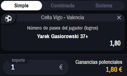 apuesta pases celta vs valencia