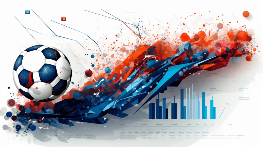 Unos gráficos y un balón definen la importancia de las estadísticas en las apuestas de fútbol