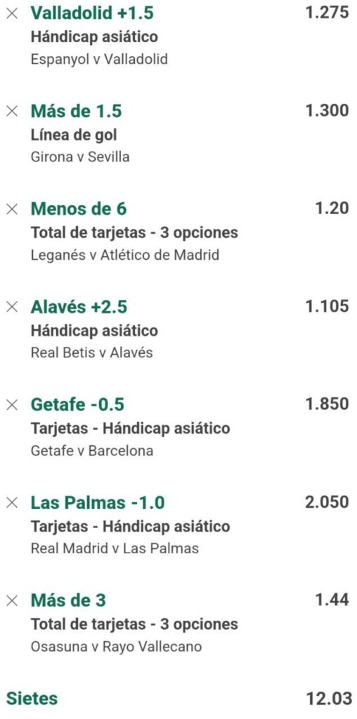 funbet de la jornada 20 de la liga