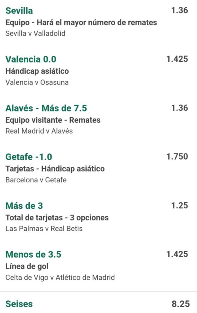 funbet de la jornada 7 de La Liga