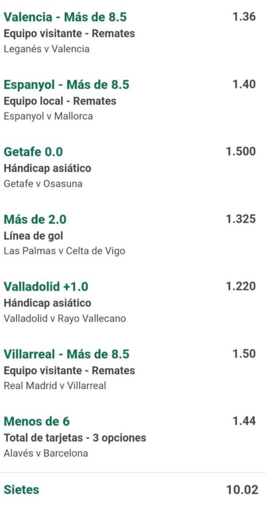 funbet de la jornada 9 de la liga